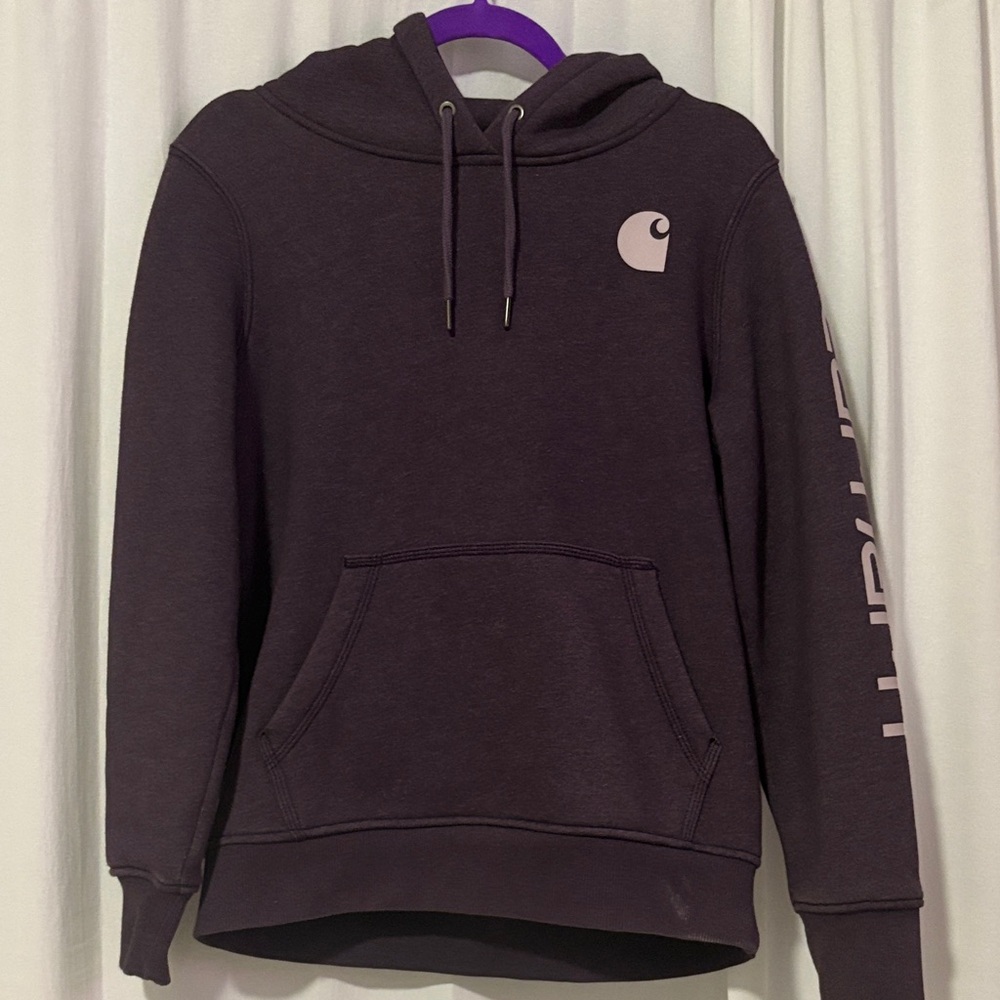 Carhartt Dark Gray Hoodie with Logo